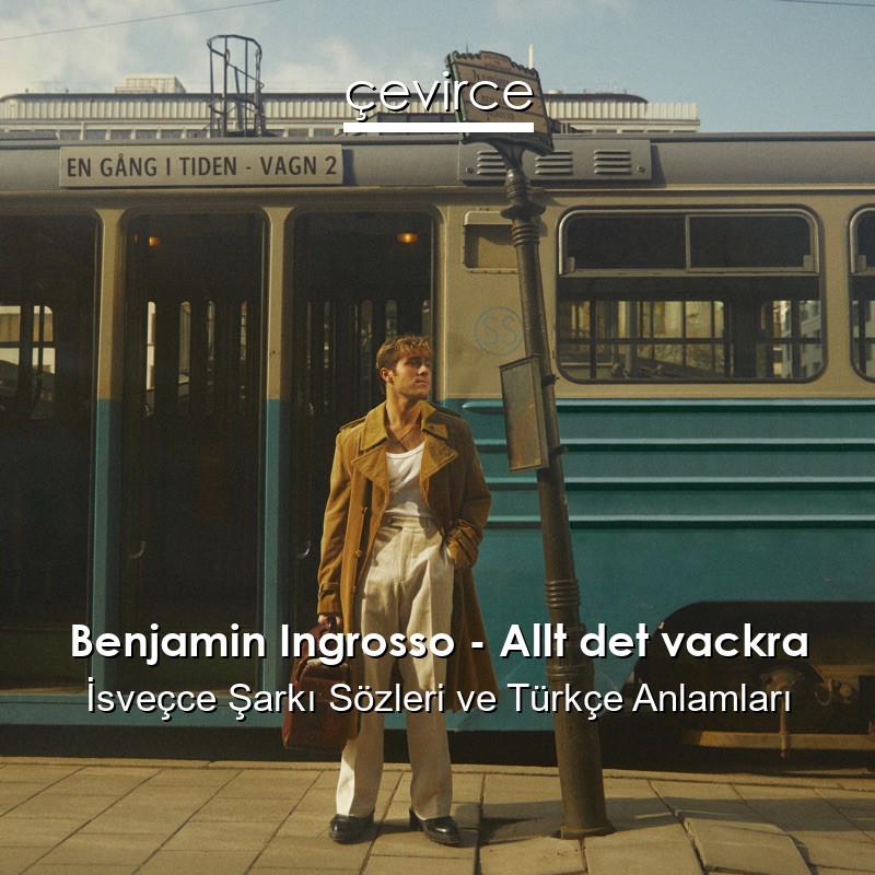 Benjamin Ingrosso – Allt det vackra İsveçce Sözleri Türkçe Anlamları