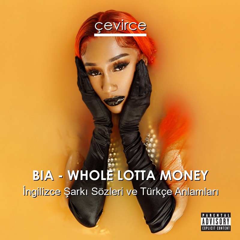 BIA – WHOLE LOTTA MONEY İngilizce Sözleri Türkçe Anlamları