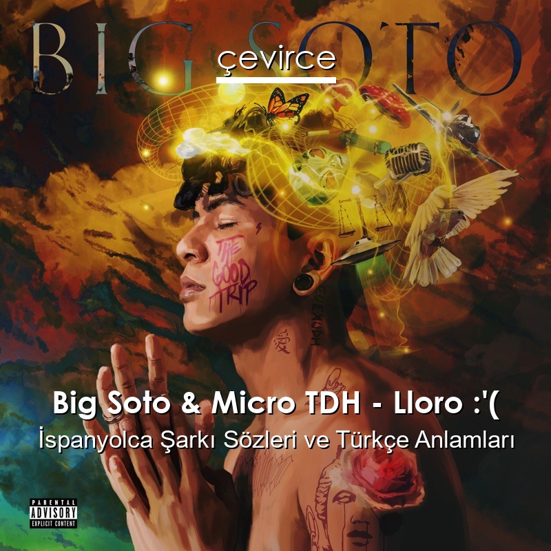 Big Soto & Micro TDH – Lloro :'( İspanyolca Sözleri Türkçe Anlamları