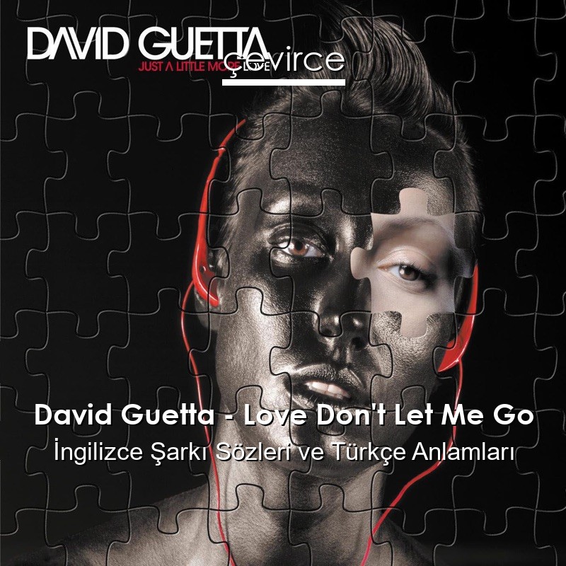 David Guetta – Love Don’t Let Me Go İngilizce Sözleri Türkçe Anlamları