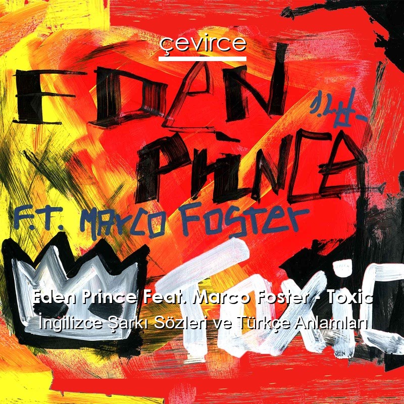 Eden Prince Feat. Marco Foster – Toxic İngilizce Sözleri Türkçe Anlamları