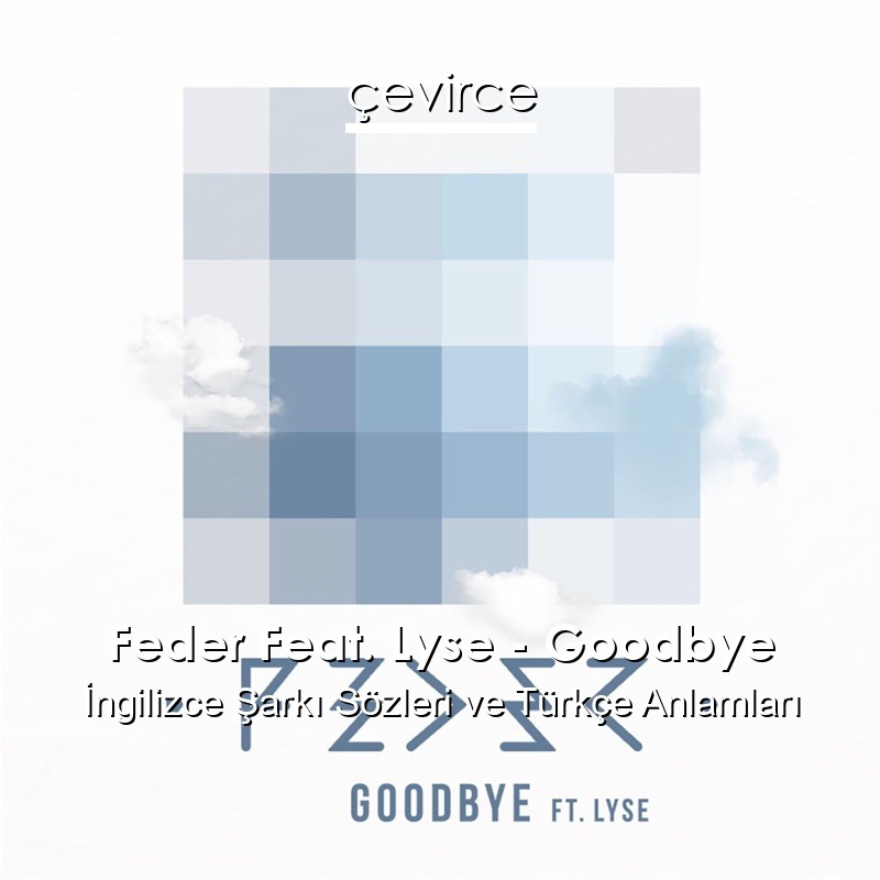 Feder Feat. Lyse – Goodbye İngilizce Sözleri Türkçe Anlamları