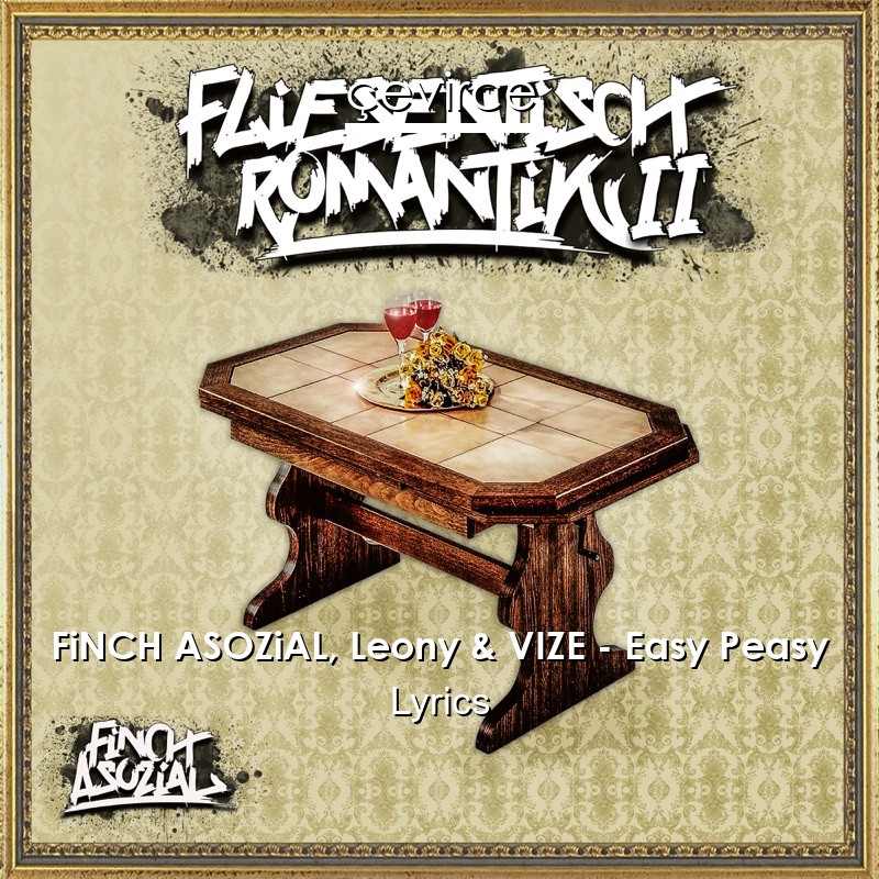 FiNCH ASOZiAL, Leony & VIZE – Easy Peasy Lyrics