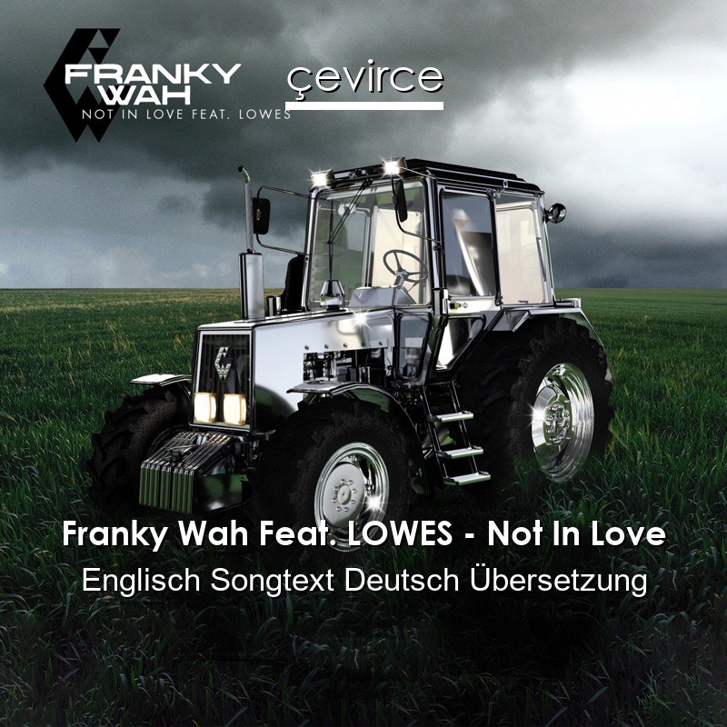 Franky Wah Feat. LOWES – Not In Love Englisch Songtext Deutsch Übersetzung