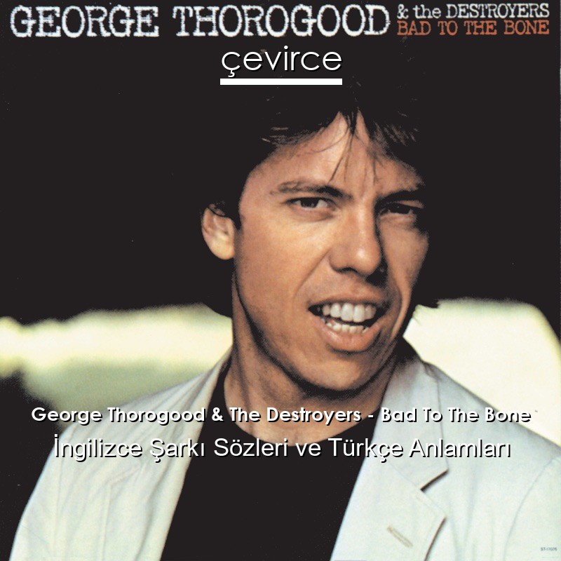 George Thorogood & The Destroyers – Bad To The Bone İngilizce Sözleri Türkçe Anlamları