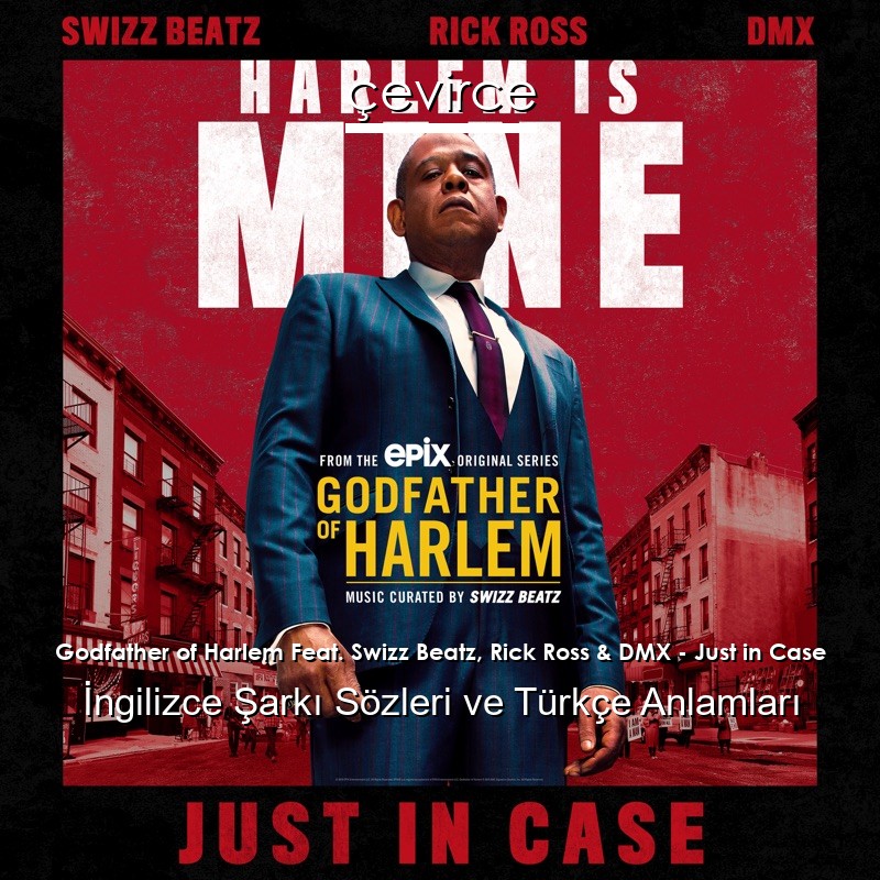 Godfather of Harlem Feat. Swizz Beatz, Rick Ross & DMX – Just in Case İngilizce Sözleri Türkçe Anlamları