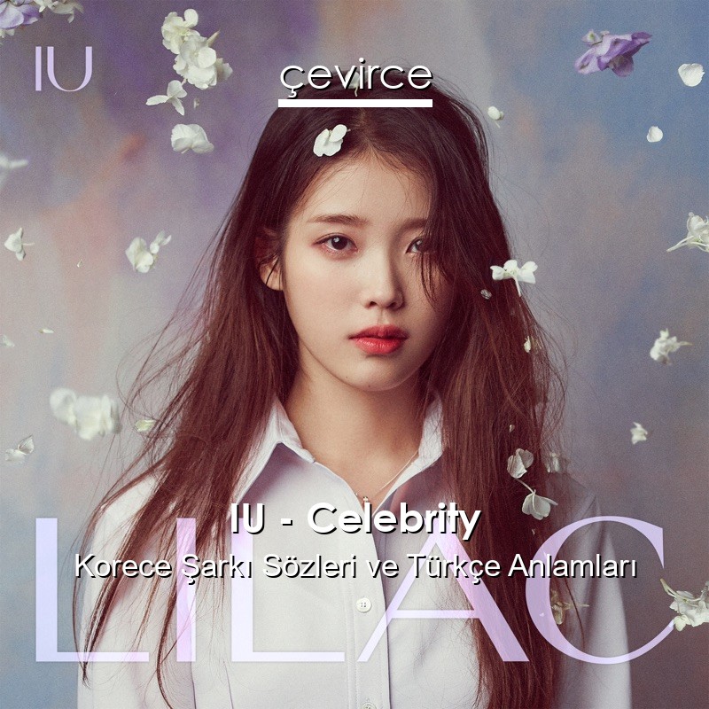 IU – Celebrity Korece Sözleri Türkçe Anlamları