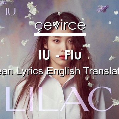 IU – Flu Korean Lyrics English Translations