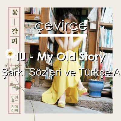 IU – My Old Story Korece Sözleri Türkçe Anlamları