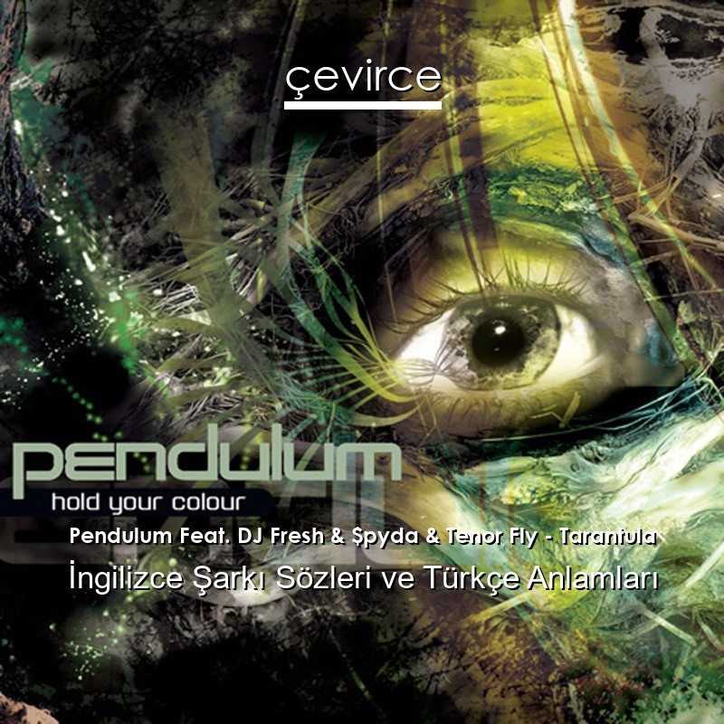 Pendulum Feat. DJ Fresh & $pyda & Tenor Fly – Tarantula İngilizce Sözleri Türkçe Anlamları