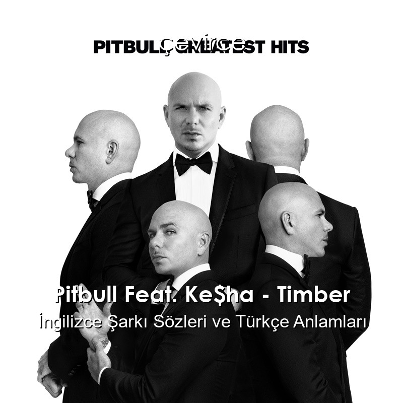 Pitbull Feat. Ke$ha – Timber İngilizce Sözleri Türkçe Anlamları