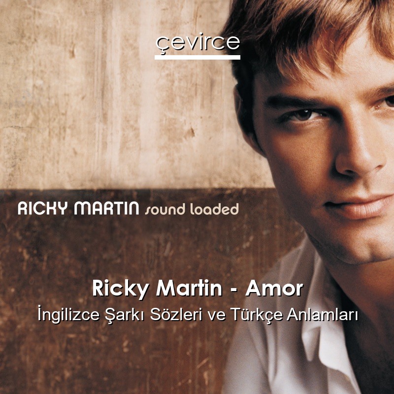 Ricky Martin – Amor İngilizce Sözleri Türkçe Anlamları