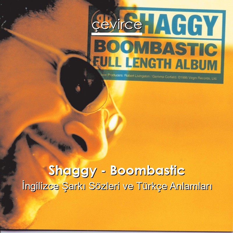 Shaggy – Boombastic İngilizce Sözleri Türkçe Anlamları