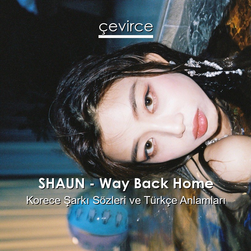 SHAUN – Way Back Home Korece Sözleri Türkçe Anlamları