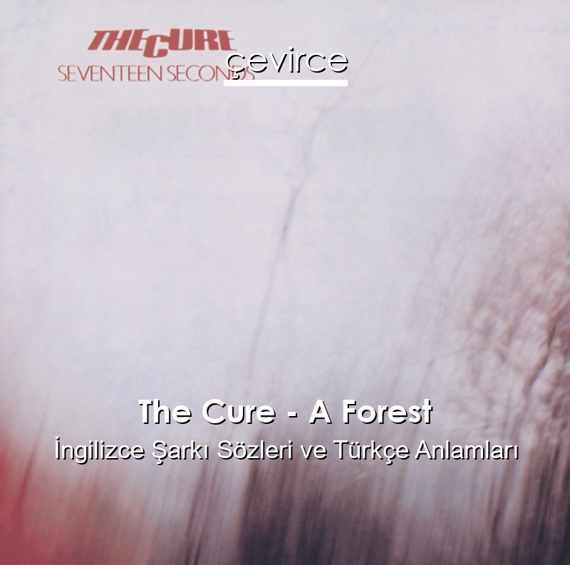 The Cure – A Forest İngilizce Sözleri Türkçe Anlamları