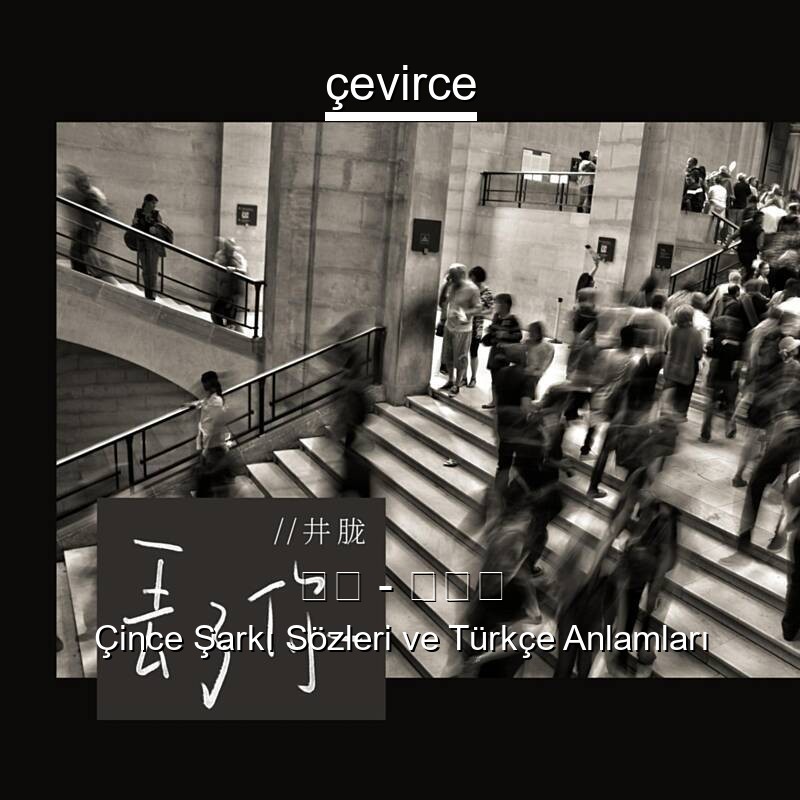 井胧 – 丢了你 Çince Sözleri Türkçe Anlamları