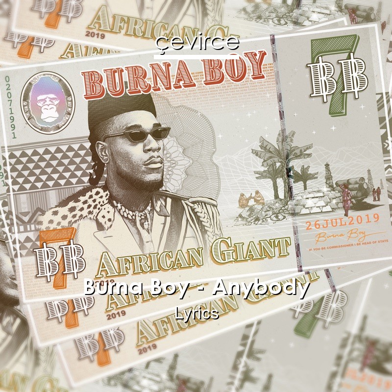 Burna Boy – Anybody Lyrics