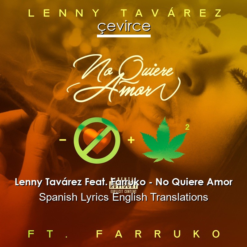 Lenny Tavárez Feat. Farruko – No Quiere Amor Spanish Lyrics English Translations