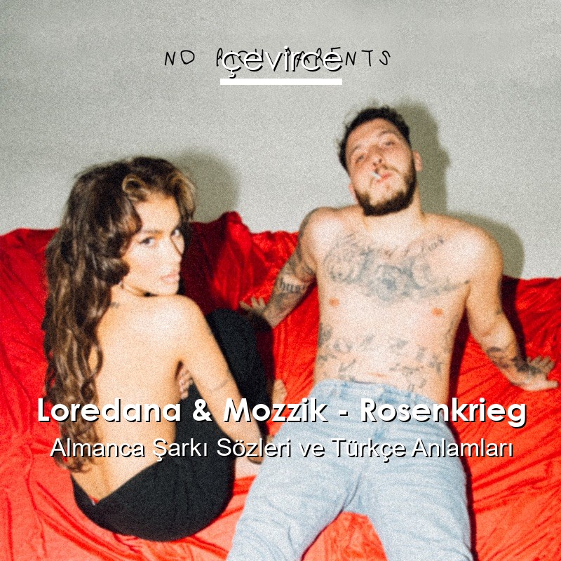 Loredana & Mozzik – Rosenkrieg Almanca Şarkı Sözleri Türkçe Anlamları