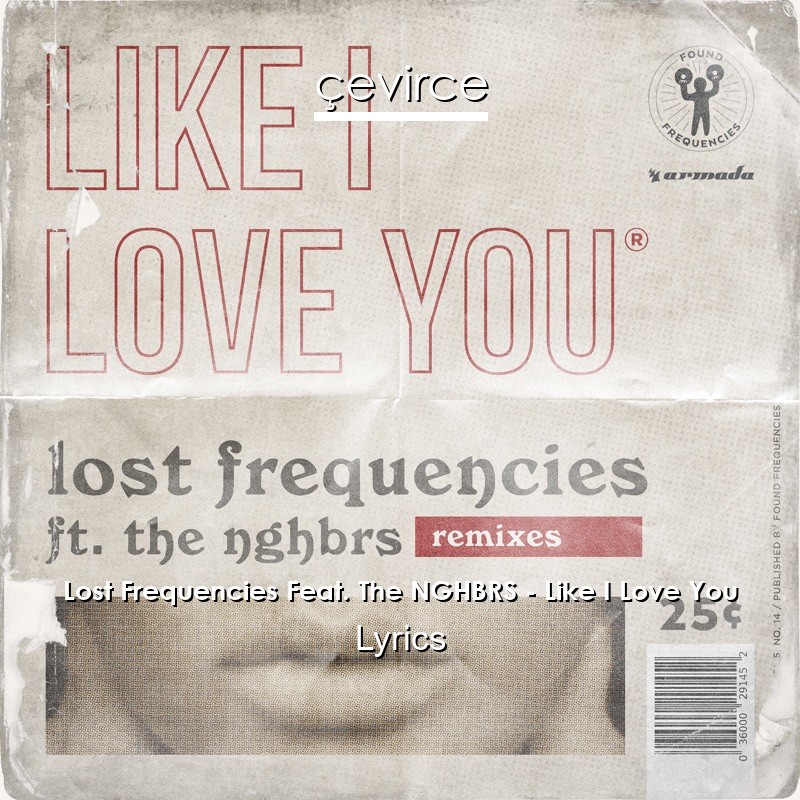 Lost Frequencies Feat. The NGHBRS – Like I Love You Lyrics