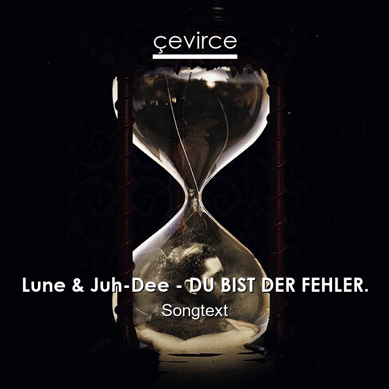 Lune & Juh-Dee – DU BIST DER FEHLER. Songtext