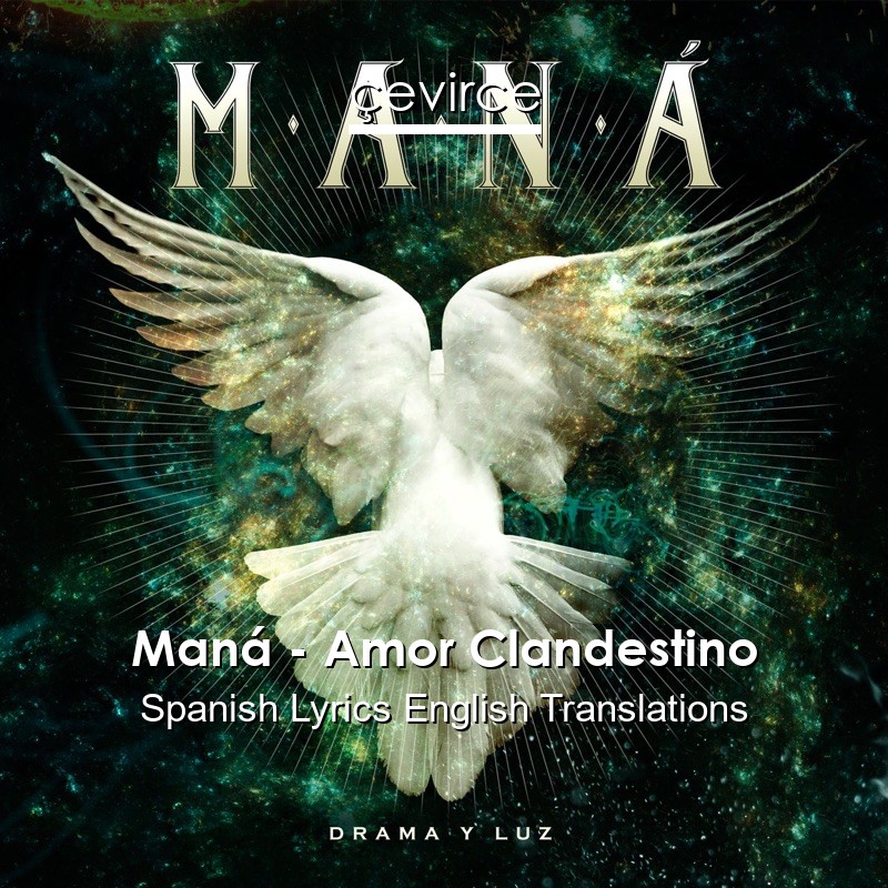 Maná – Amor Clandestino Spanish Lyrics English Translations