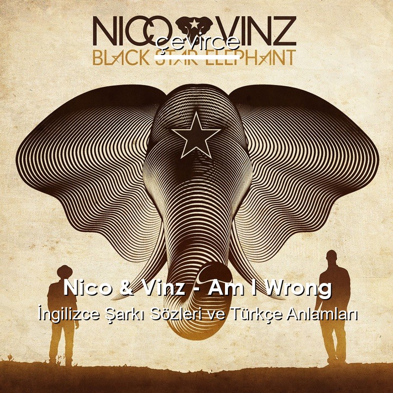 Nico & Vinz – Am I Wrong İngilizce Şarkı Sözleri Türkçe Anlamları