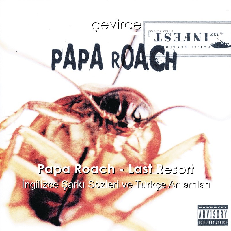 Papa Roach – Last Resort İngilizce Şarkı Sözleri Türkçe Anlamları