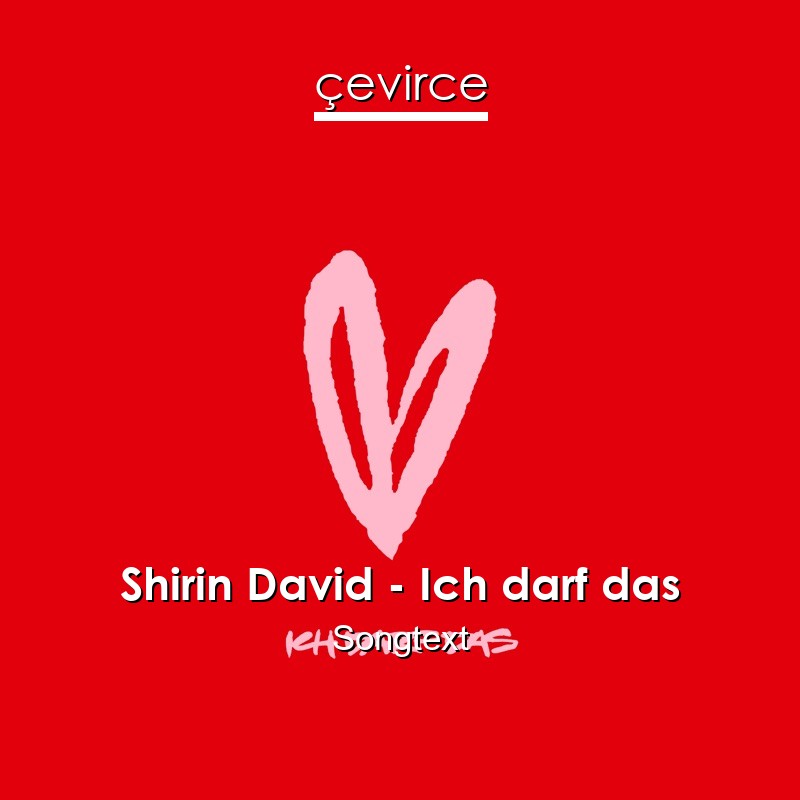 Shirin David – Ich darf das Songtext