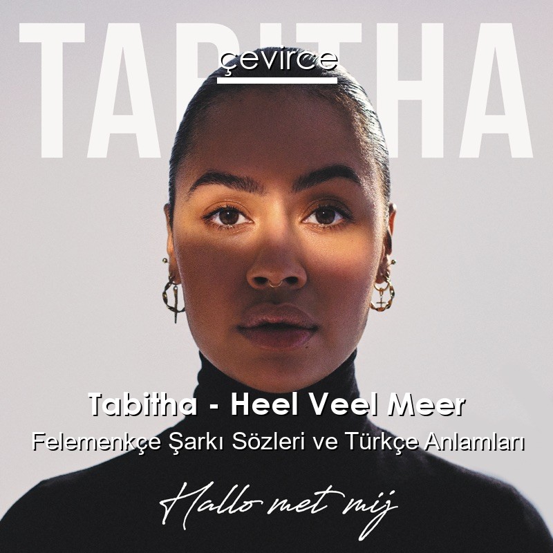 Tabitha – Heel Veel Meer Felemenkçe Şarkı Sözleri Türkçe Anlamları
