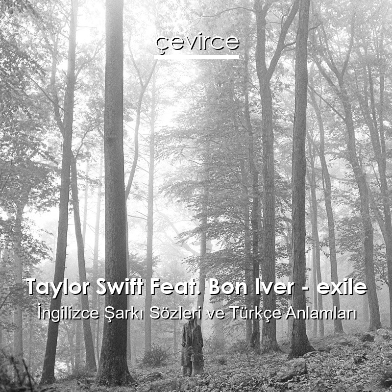 Taylor Swift Feat. Bon Iver – exile İngilizce Sözleri Türkçe Anlamları