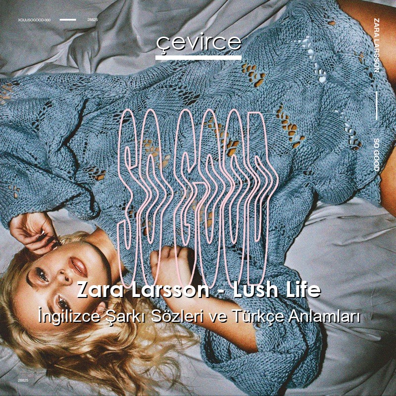 Zara Larsson – Lush Life İngilizce Şarkı Sözleri Türkçe Anlamları