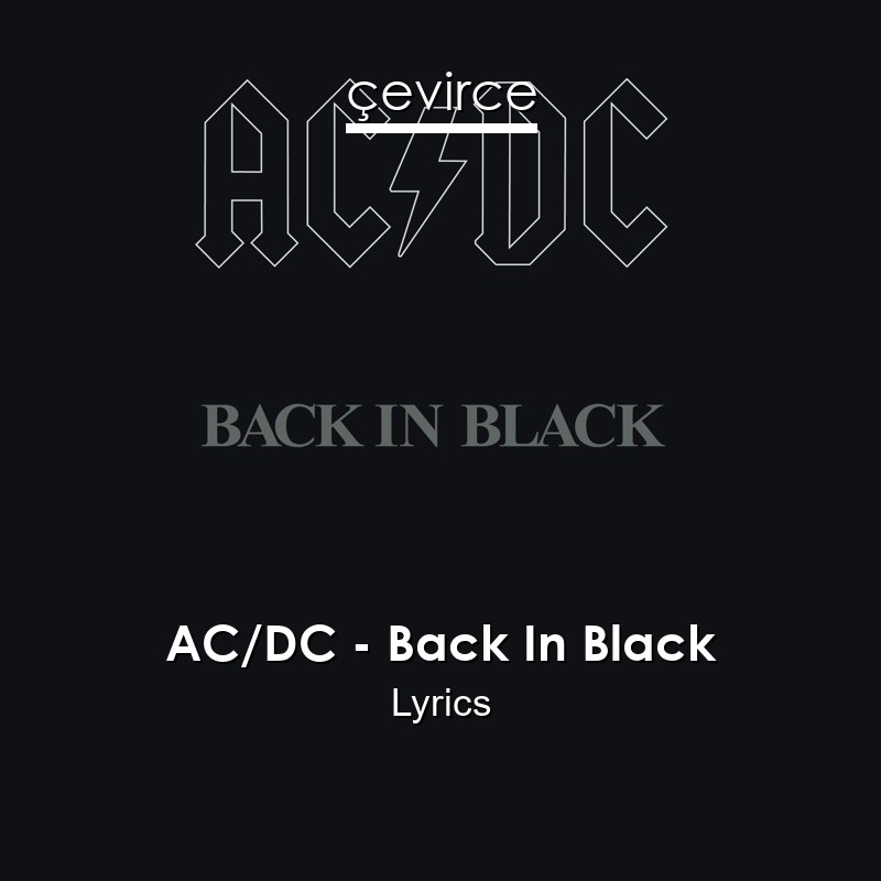 AC/DC – Back In Black Lyrics