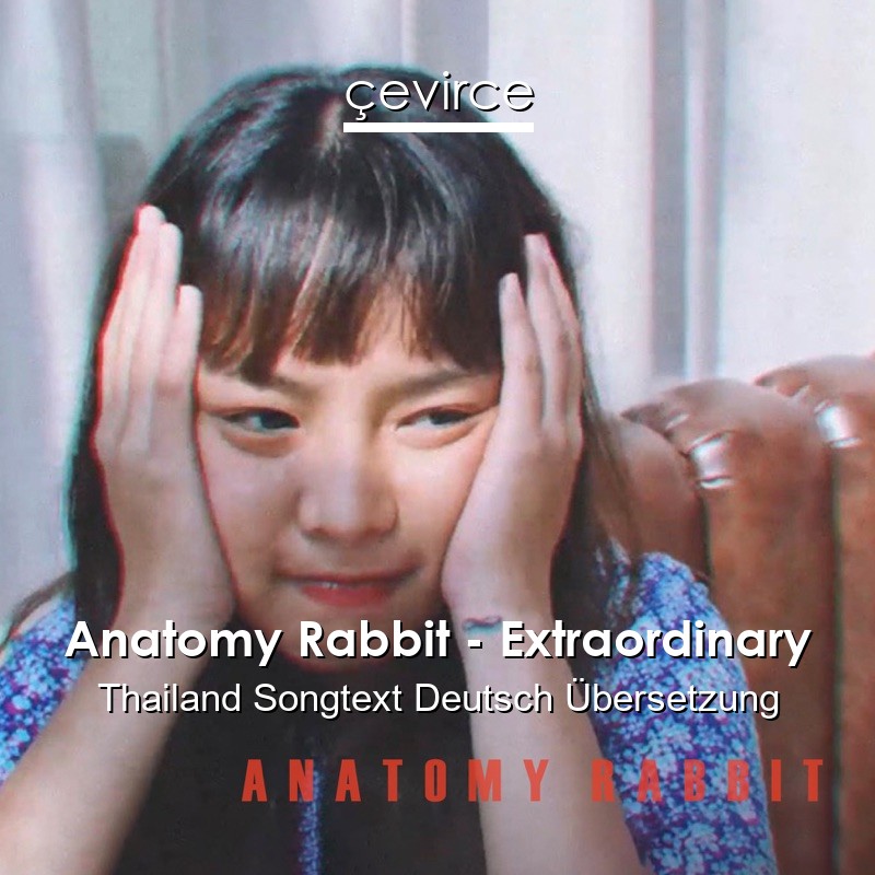 Anatomy Rabbit – Extraordinary Thailand Songtext Deutsch Übersetzung