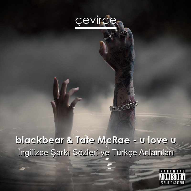 blackbear & Tate McRae – u love u İngilizce Şarkı Sözleri Türkçe Anlamları