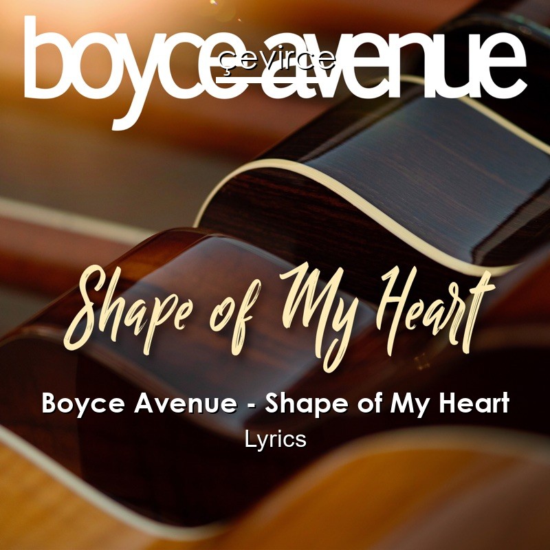 Boyce Avenue – Shape of My Heart Lyrics