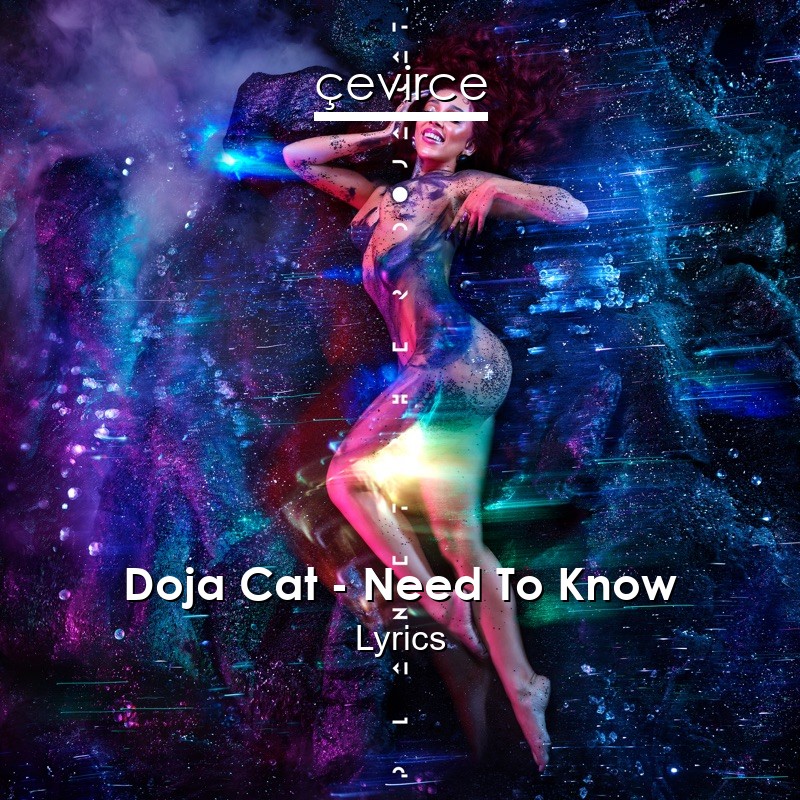 Doja Cat – Need To Know Lyrics