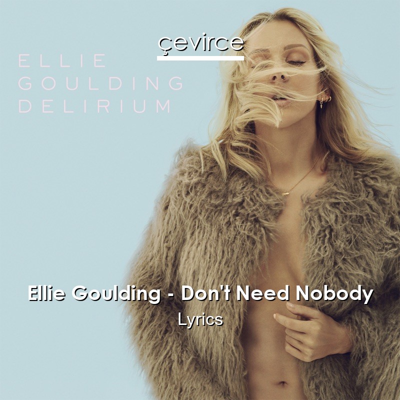 Ellie Goulding – Don’t Need Nobody Lyrics