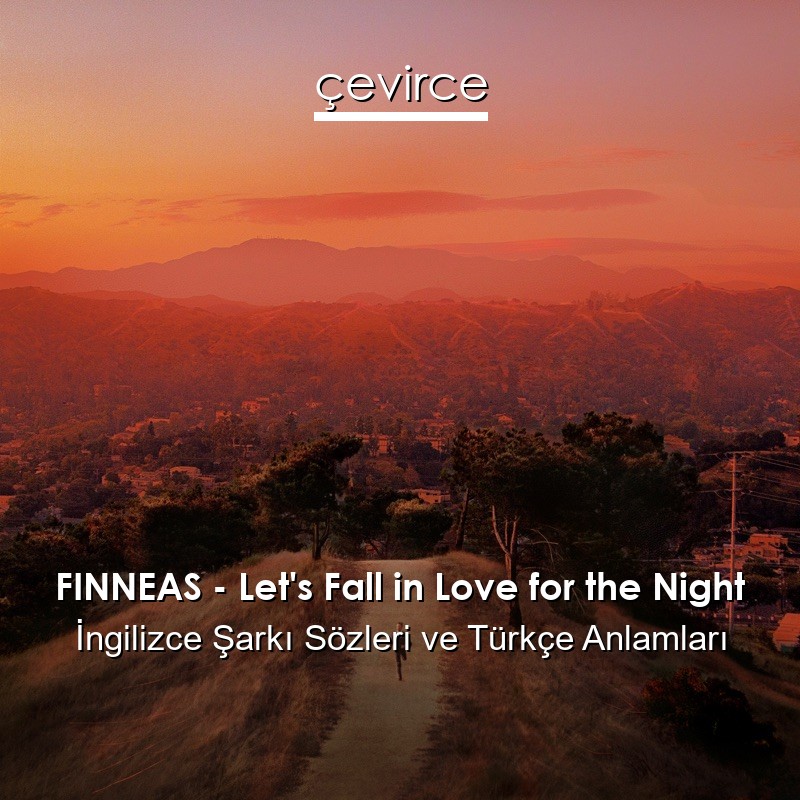 FINNEAS – Let’s Fall in Love for the Night İngilizce Şarkı Sözleri Türkçe Anlamları