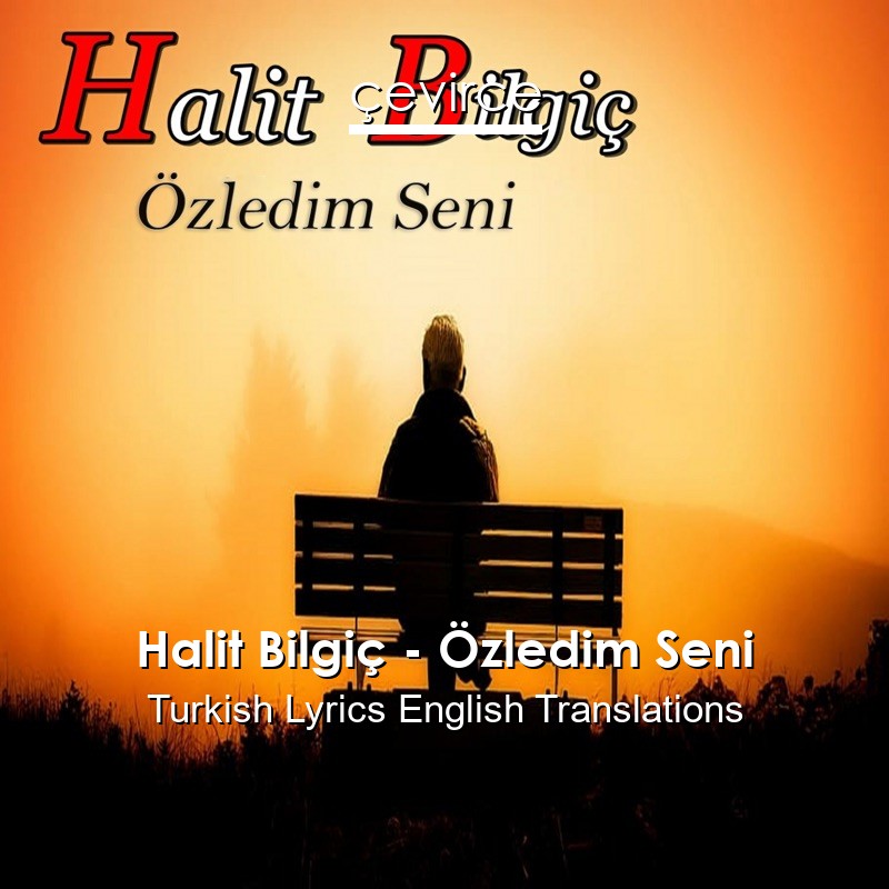 Halit Bilgiç – Özledim Seni Turkish Lyrics English Translations