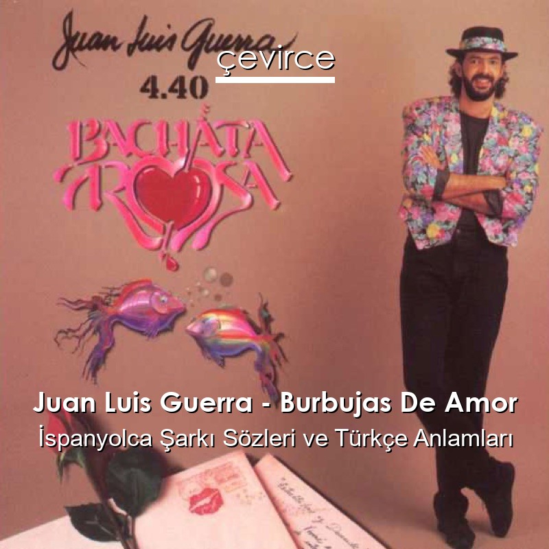 Juan Luis Guerra – Burbujas De Amor İspanyolca Şarkı Sözleri Türkçe Anlamları