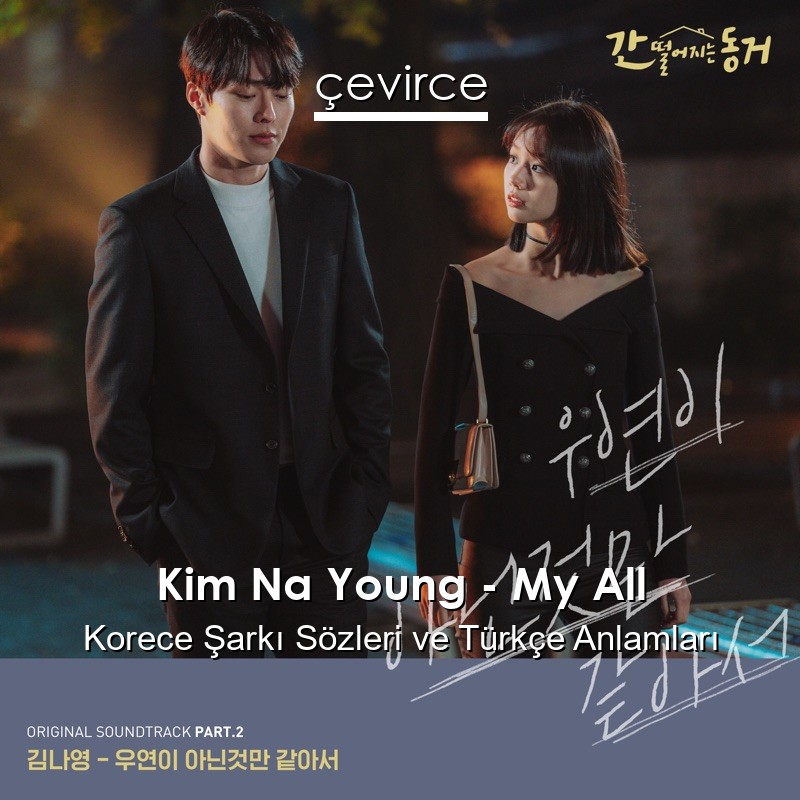 Kim Na Young – My All Korece Şarkı Sözleri Türkçe Anlamları