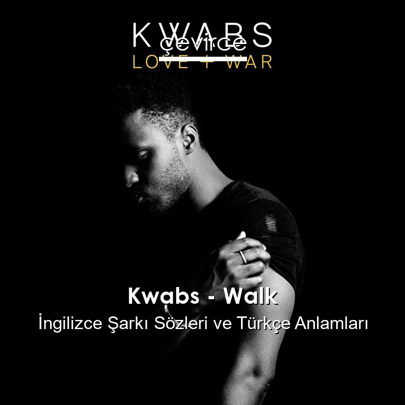 Kwabs – Walk İngilizce Şarkı Sözleri Türkçe Anlamları