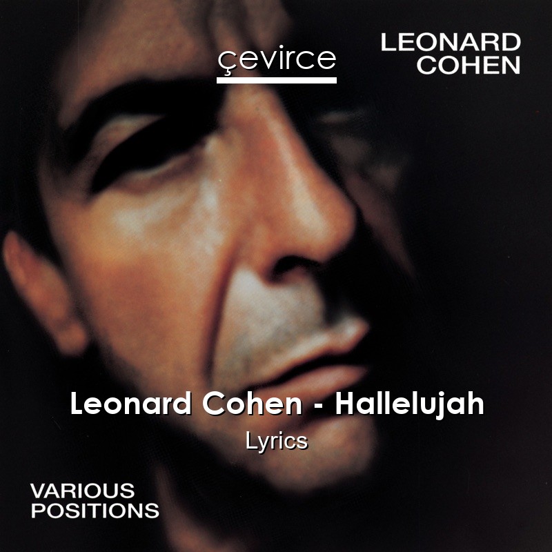 Leonard Cohen – Hallelujah Lyrics