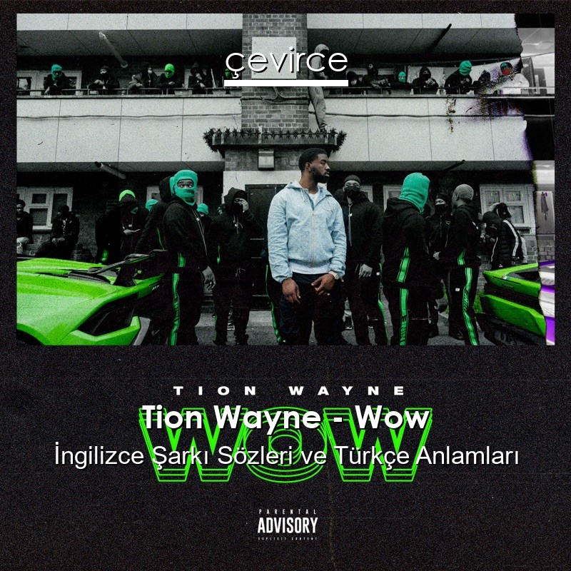 Tion Wayne – Wow İngilizce Şarkı Sözleri Türkçe Anlamları