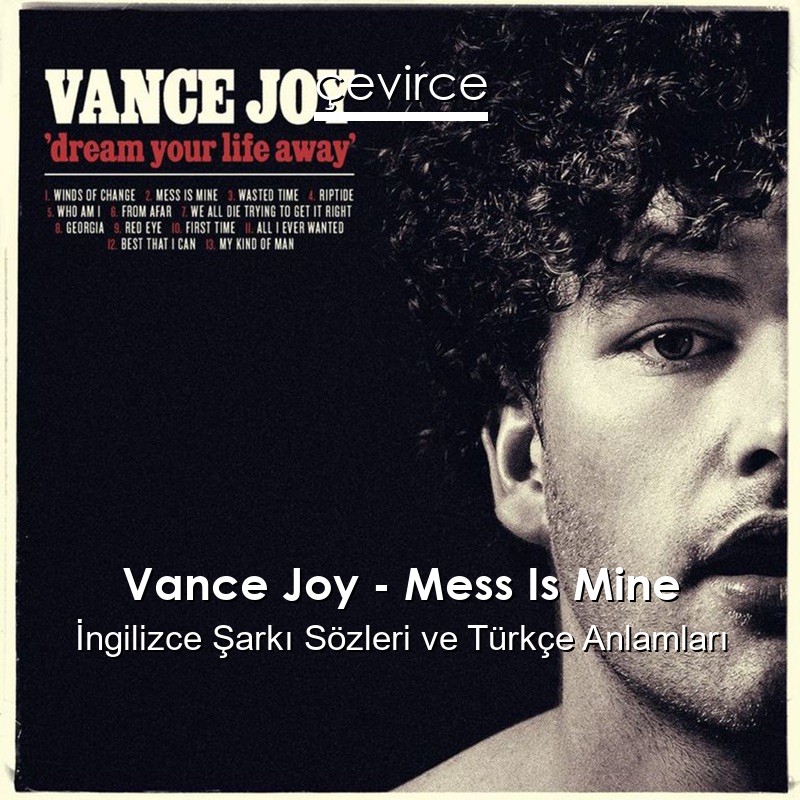 Vance Joy – Mess Is Mine İngilizce Şarkı Sözleri Türkçe Anlamları