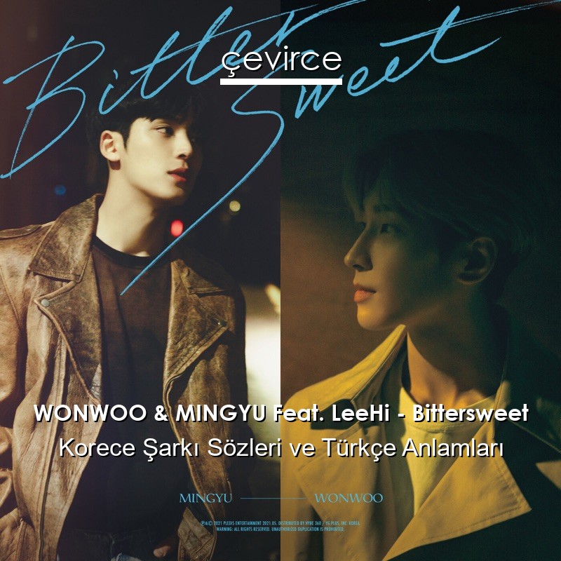 WONWOO & MINGYU Feat. LeeHi – Bittersweet Korece Şarkı Sözleri Türkçe Anlamları