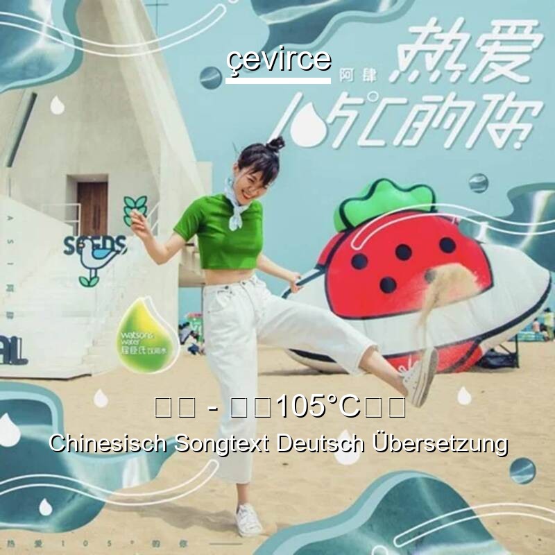 阿肆 – 热爱105°C的你 Chinesisch Songtext Deutsch Übersetzung