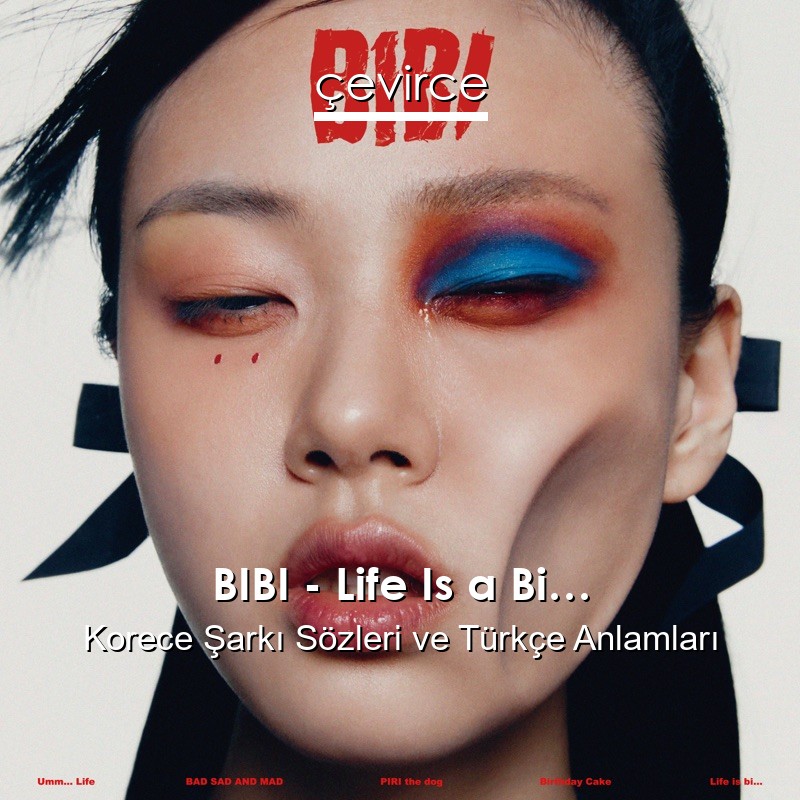 BIBI – Life Is a Bi… Korece Şarkı Sözleri Türkçe Anlamları