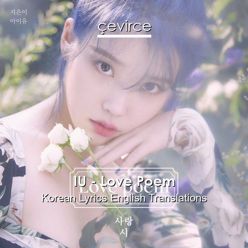 IU – Love Poem Korean Lyrics English Translations